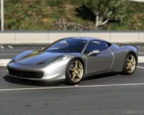 GTA 5 Ferrari Vehicle Mod: 2010 Ferrari 458 Italia Add-On | Tuning | Extras | Template V Reworked (Image #3)