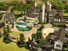 Sims 4 House Mod: Modern Ranch NO CC (Featured)