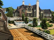 Sims 4 House Mod: Modern Ranch NO CC (Image #4)