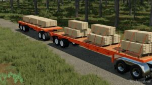 FS22 Trailer Mod: American Flatbed Pack V1.0.0.1 (Image #4)