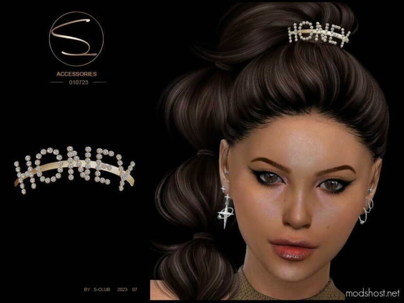 Sims 4 Female Accessory Mod: Hair Accessories 010723 By S-Club (Featured)