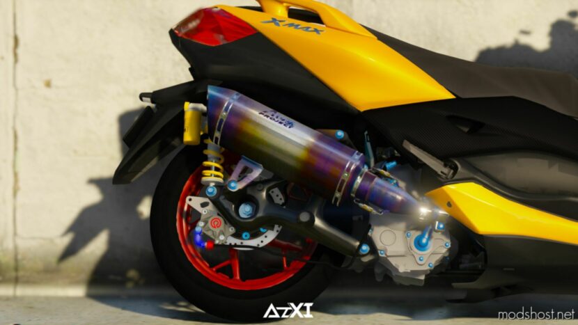 GTA 5 Yamaha Vehicle Mod: X-Max 300 2017 Tuning Add-On 1.0.1 (Featured)