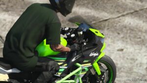 GTA 5 Player Mod: RST Motorcycle Gloves (Image #2)