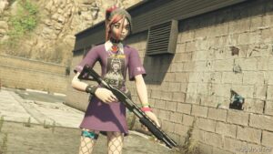 GTA 5 Player Mod: Helsie From Fortnite Add-On PED (Image #3)