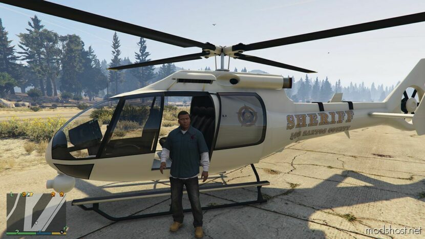 GTA 5 Vehicle Mod: Sheriff Frogger Heli – Add-On SP / Replace V1.1 (Featured)