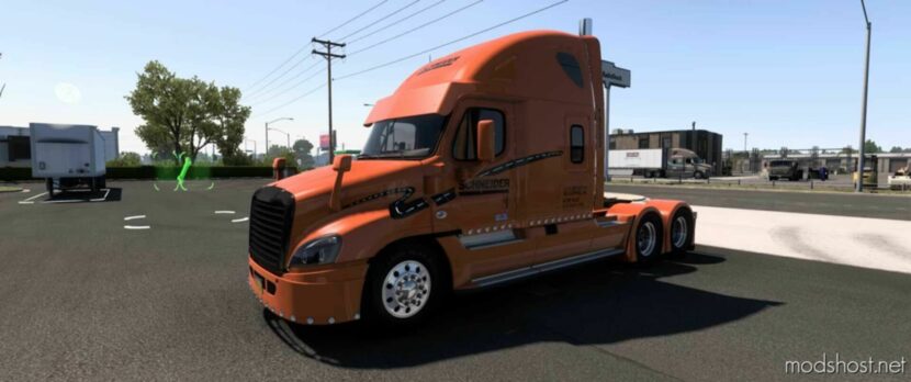 ATS Freightliner Mod: Ruda Freightliner 72 Skin 1.48 (Featured)