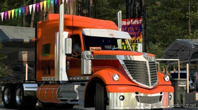 ATS International Truck Mod: Harley-Davidson International Lonestar V5.6 (Featured)