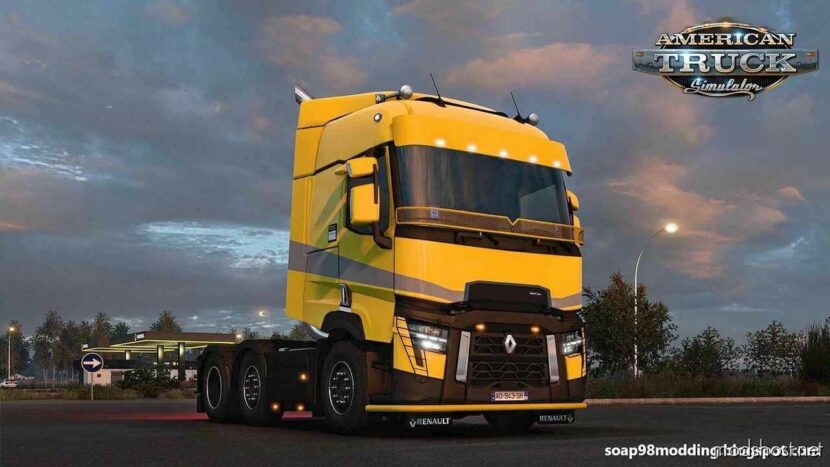 ATS Renault Truck Mod: T Evolution By Soap98 V2.4.2 (Featured)