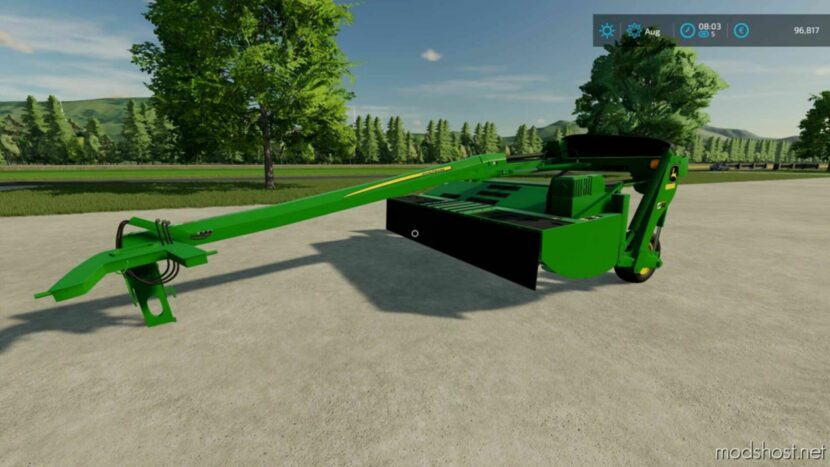 FS22 John Deere Mower Mod: 835 Moco (Featured)