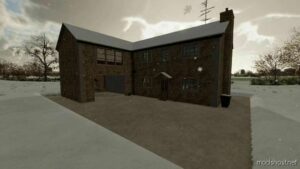 FS22 Placeable Mod: Farmhouse With Garage (Image #2)