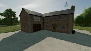 FS22 Placeable Mod: Farmhouse With Garage (Image #3)