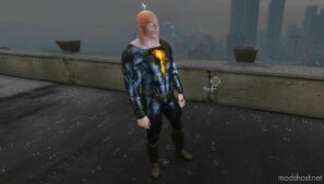 GTA 5 Player Mod: Black Adam Deluxe Addon PED (Image #2)