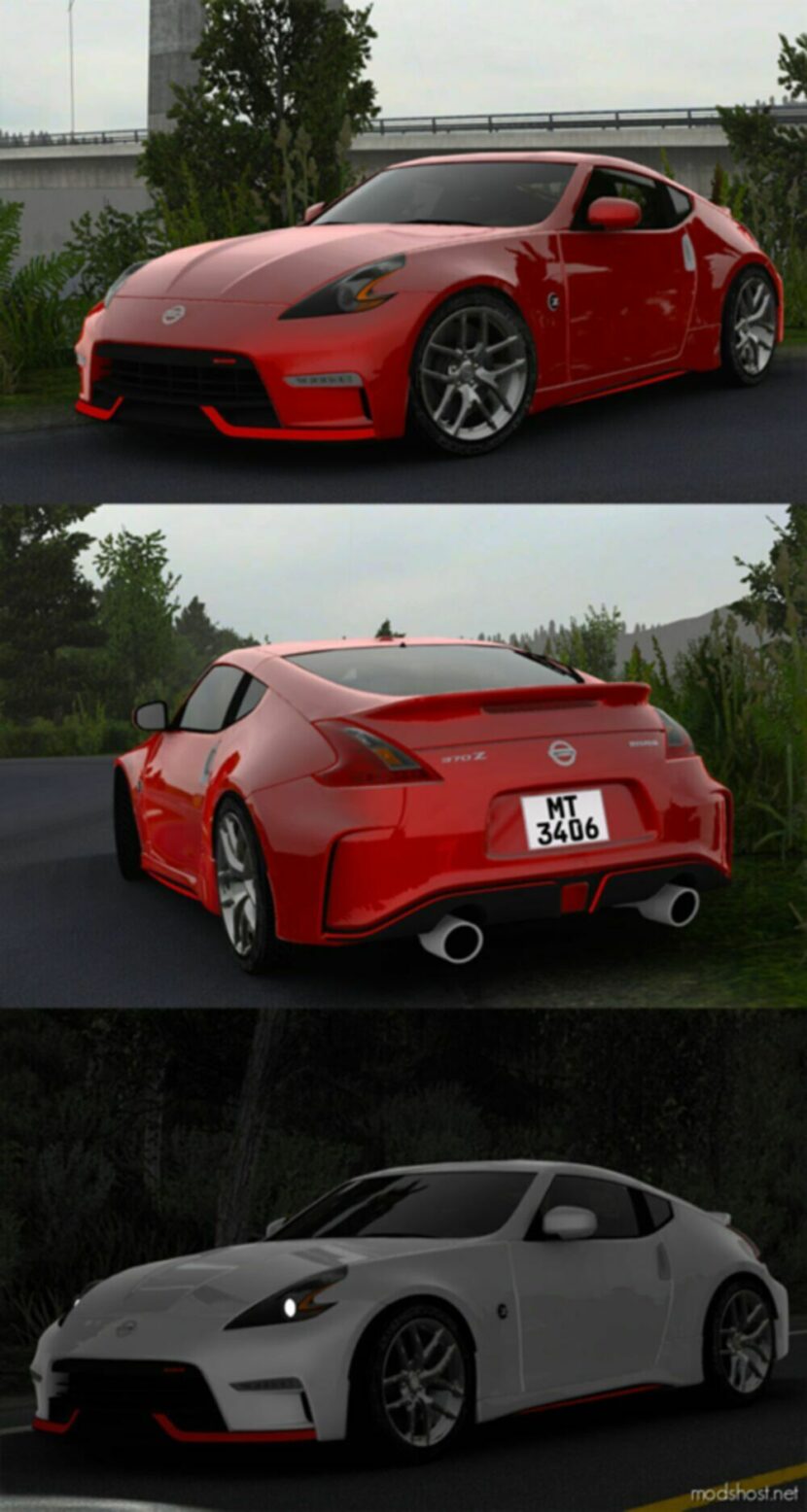 ETS2 Nissan Car Mod: 370Z Nismo V3.2 1.48 (Featured)