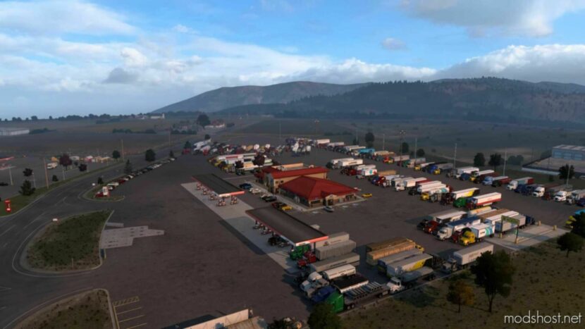 ATS Mod: Better Truck Stops V1.1 (Featured)