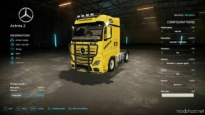 FS22 Mercedes-Benz Truck Mod: Actros Caterpillar (Image #2)