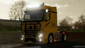 FS22 Mercedes-Benz Truck Mod: Actros Caterpillar (Image #4)