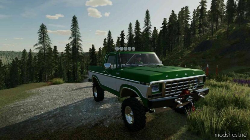 FS22 Ford Car Mod: Bronco Custom 1978 V2.0 (Featured)