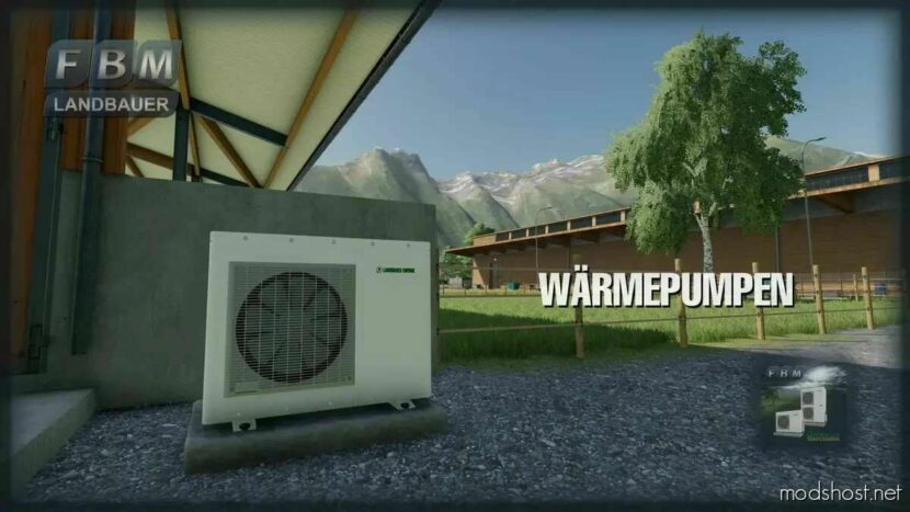 FS22 Placeable Mod: Landbauer Heat Pump (Featured)