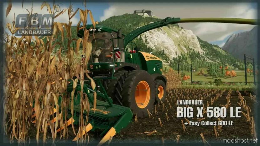 FS22 Krone Combine Mod: Bigx 580 LE V1.2 (Featured)