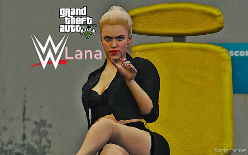 GTA 5 Player Mod: Wwe-Lana Add-On PED / Fivem (Featured)