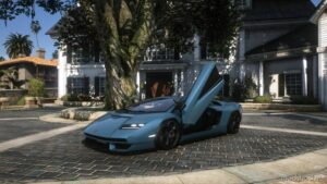 GTA 5 Lamborghini Vehicle Mod: 2022 Lamborghini Countach LPI800-4 Add-On | Vehfuncs V V2.0 (Image #4)