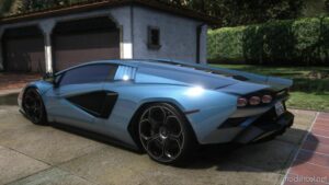 GTA 5 Lamborghini Vehicle Mod: 2022 Lamborghini Countach LPI800-4 Add-On | Vehfuncs V V2.0 (Image #5)