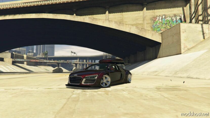 GTA 5 Audi Vehicle Mod: R8 Rocket Bunny Add-On V2.0 (Featured)