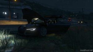 GTA 5 Audi Vehicle Mod: R8 Rocket Bunny Add-On V2.0 (Image #3)