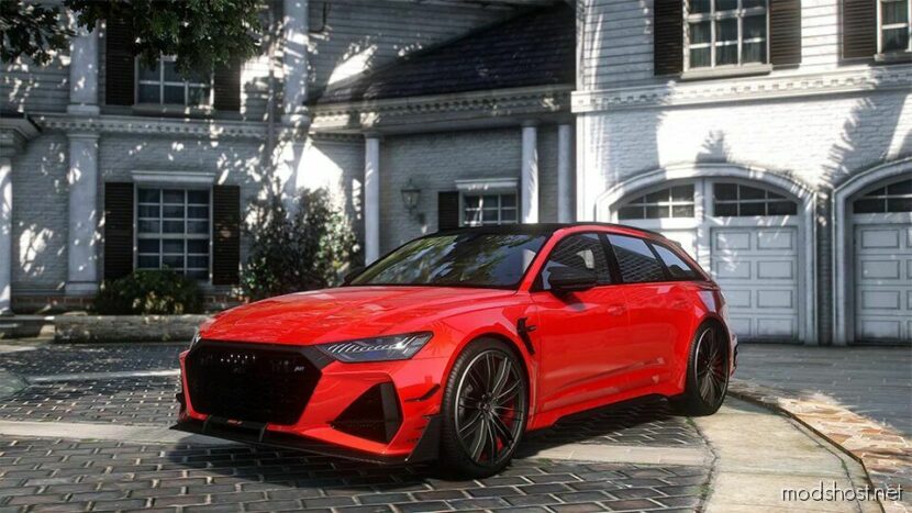 GTA 5 Audi Vehicle Mod: 2021 Audi RS6-R ABT Add-On | Tuning | Animated | Vehfuncs V V5.0.0.1 (Featured)