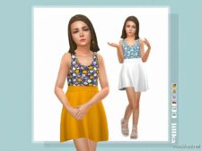 Sims 4 Dress Clothes Mod: Neala Dress (Featured)