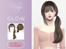 Sims 4 Female Mod: Glow Hair (Featured)