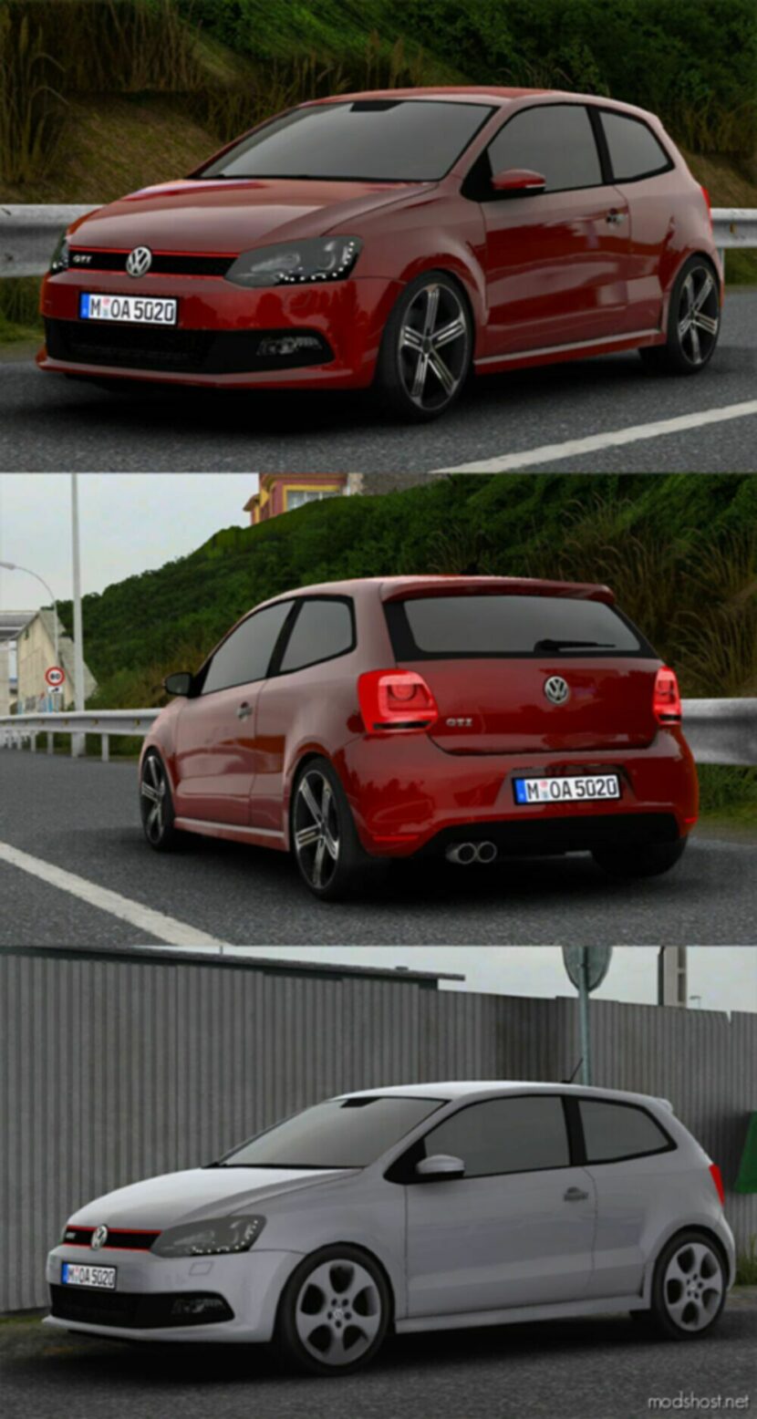 ETS2 Volkswagen Car Mod: Polo GTI MK5 V4.7 1.48 (Featured)