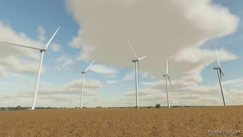 FS22 Placeable Mod: Wind Turbine (Featured)