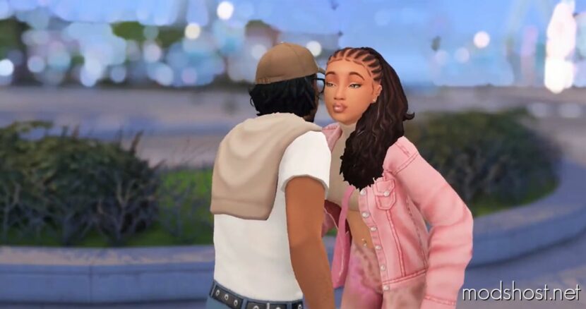 Sims 4 Mod: European Double Kiss Cheek Override (Featured)