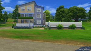 Sims 4 House Mod: Modern Monolith – ECO Lifestyle Residential LOT (Image #8)