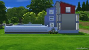 Sims 4 House Mod: Modern Monolith – ECO Lifestyle Residential LOT (Image #9)