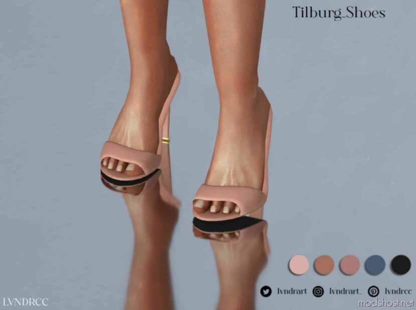 Sims 4 Female Mod: Tilburg Shoes (Featured)