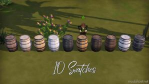 Sims 4 Object Mod: Nectar Barrel Home BAR (Image #3)