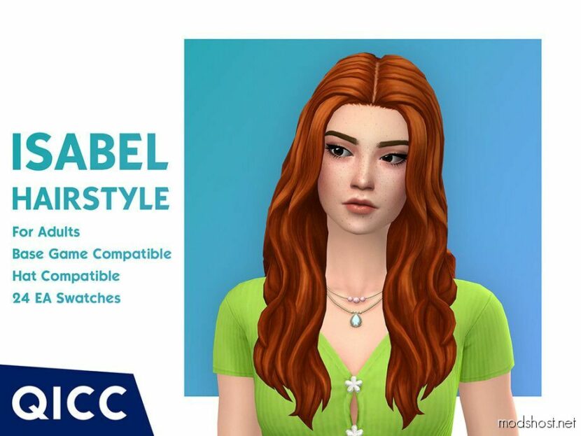 Sims 4 Female Mod: Isabel Hair Patreon (Featured)