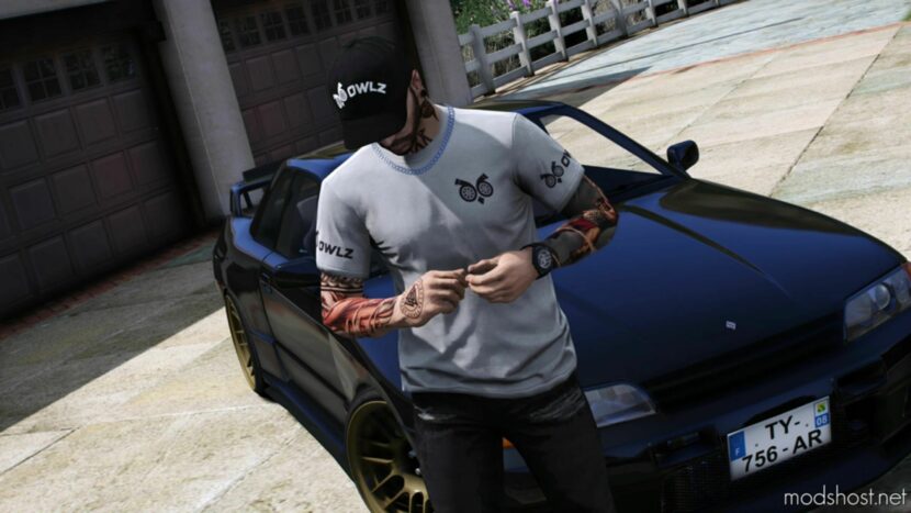 GTA 5 Player Mod: T-Shirt Olwz Designer Freemode Male (Featured)