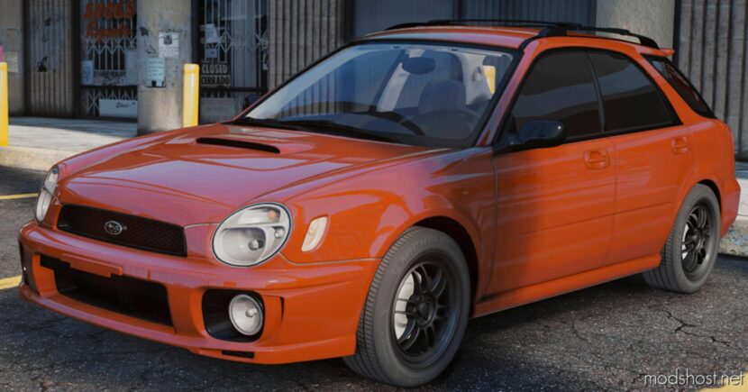 GTA 5 Subaru Vehicle Mod: Impreza WRX Wagon Add-On | Fivem | Template (Featured)