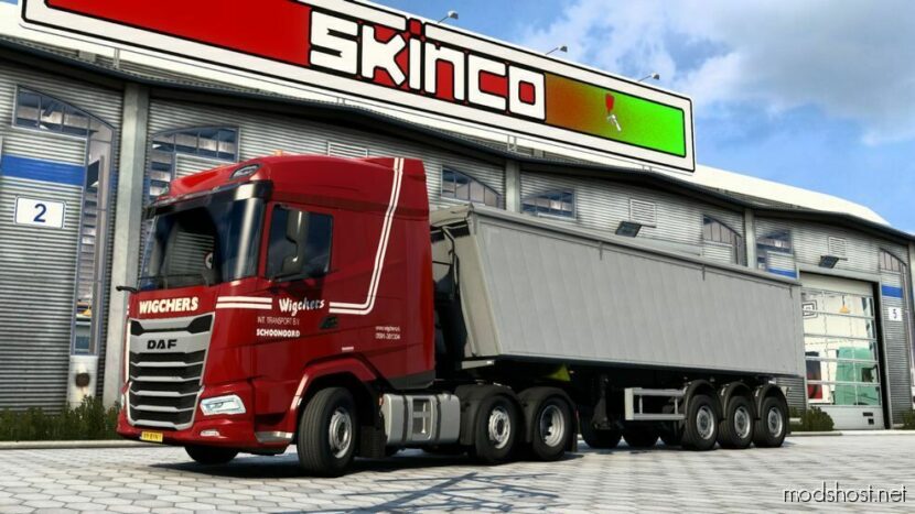 ETS2 DAF Skin Mod: Wigchers Schoonoord DAF XG (Jasper/Scs) (Featured)