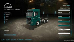 FS22 MAN Mod: TGX Truck V1.1 (Image #4)