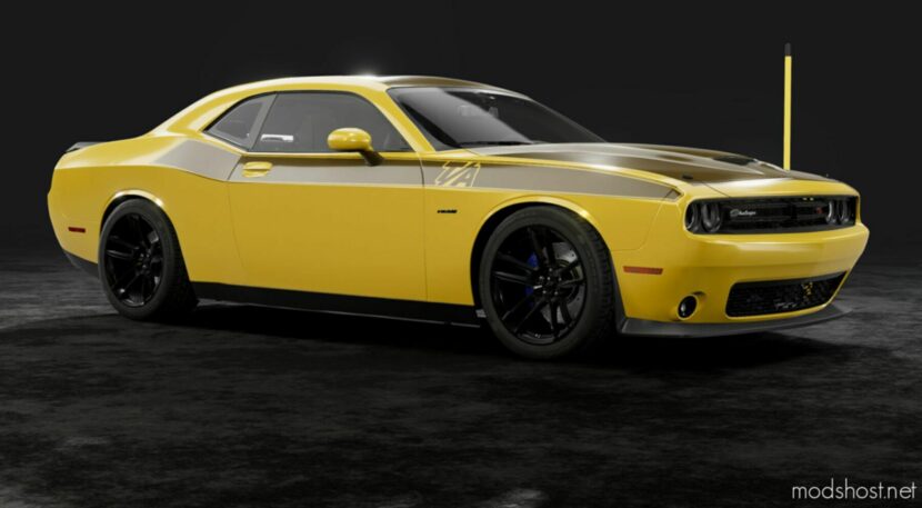 BeamNG Dodge Car Mod: Challenger Hellcat V1.1 0.29 (Featured)