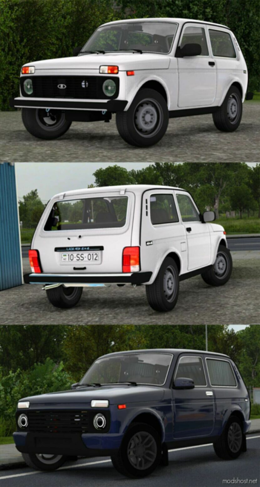 ETS2 Car Mod: Lada Niva 2121 V5.6 1.48 (Featured)