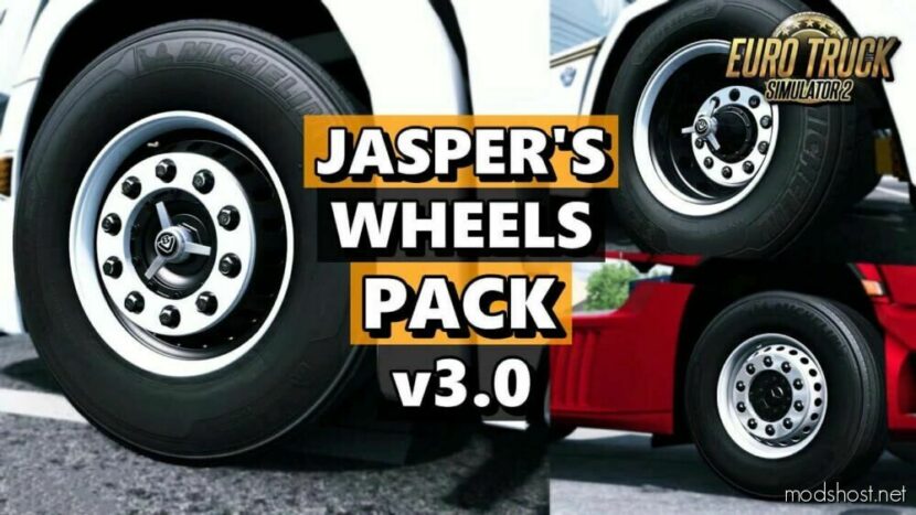 ETS2 Wheels Part Mod: Jasper’s Wheel Pack V3.0 (Featured)