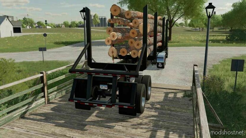 FS22 Mod: Lizard LOG Trailer 45FT (Featured)