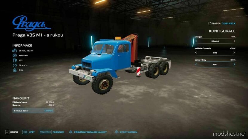 FS22 Truck Mod: Praga V3S (Featured)