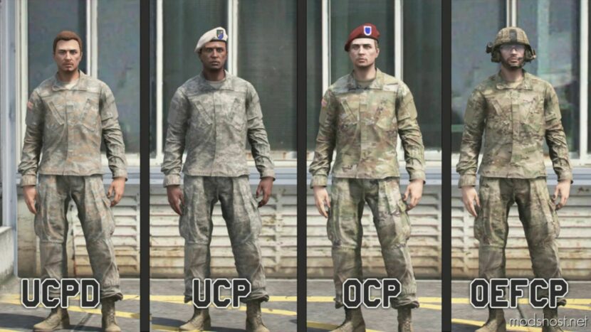 GTA 5 Player Mod: United States Armed Forces Uniforms Pack Fivem | SP (Featured)