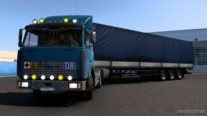 ETS2 MAZ Truck Mod: -6422 (1981)+ MAZ Trailers 1.48 (Featured)